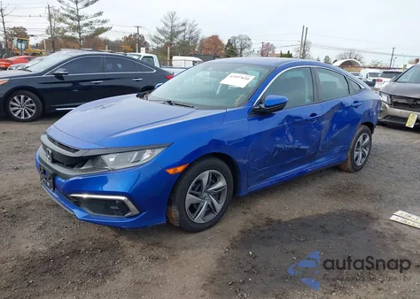 2020 Honda Civic Lx z USA, uszkodzony, nr VIN 2HGFC2F61LH522436